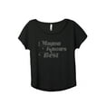 thumbnail image 1 of Mama Knows Best Women's Fashion Slouchy Dolman T-Shirt Tee Heather Black 2X-Large, 1 of 3