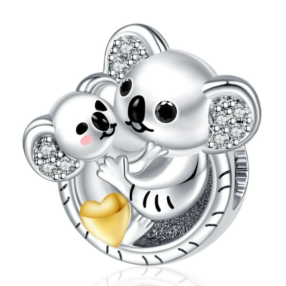 Mama Koala 925 Sterling Silver Charm Bracelet