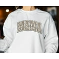 thumbnail image 1 of Mama Leopard Sweatshirt, College Font Mama Sweatshirt, Retro Mom Sweatshirt, Mama Hoodie, Mama Gift, Mom Life Sweatshirt, Mom Gift, 1 of 2