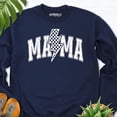 thumbnail image 1 of Mama Lightning Bolt Sweatshirt, Mama Varsity Sweatshirt, Checkered Mama Hoodie, 90S Retro Mama Sweater,Mothers Day Gift Mama Long Sleeve Tee TSHIRT All Size S-5XL, 1 of 5