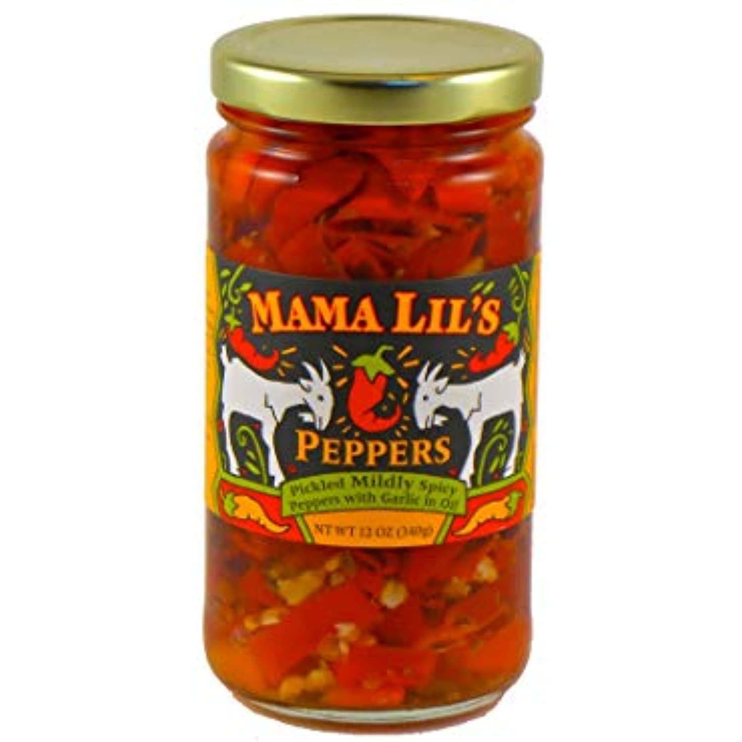 Mama Lil's Mild Goathorn Peppers, 12 oz - Walmart.com