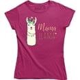 thumbnail image 1 of Mama Llama Image Short Sleeve for Women T-Shirt, 1 of 4