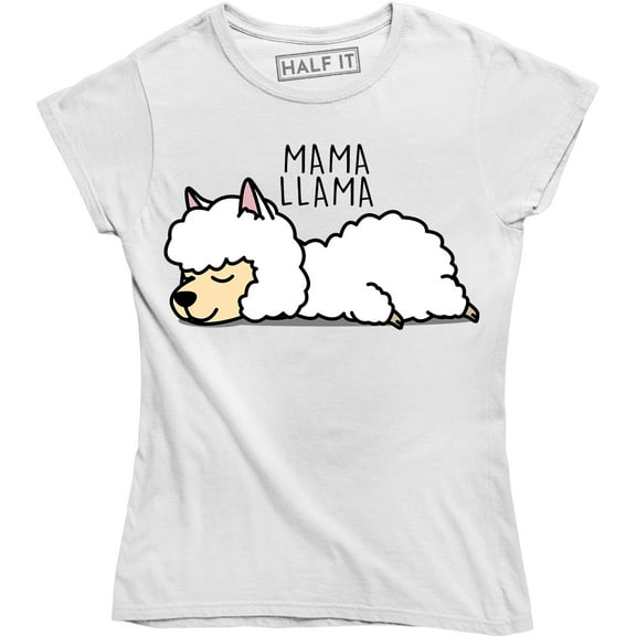 Mama Llama Women's Funny Mother's Day Gift Best Mom Mom Life Cute T-Shirt