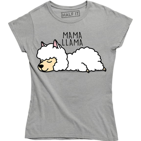 Mama Llama Women's Funny Mother's Day Gift Best Mom Mom Life Cute T-Shirt