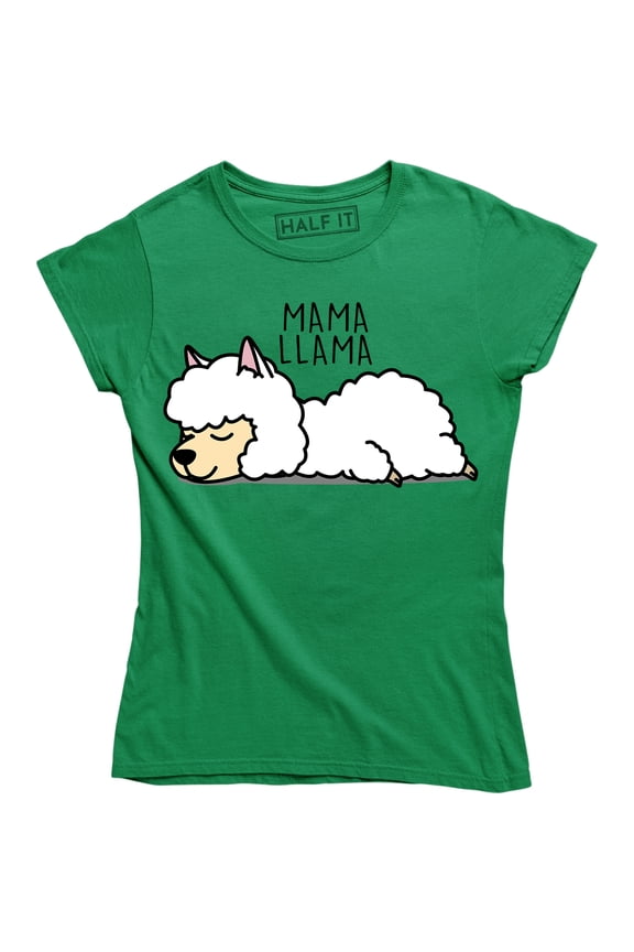 Mama Llama Women's Funny Mother's Day Gift Best Mom Mom Life Cute T-Shirt