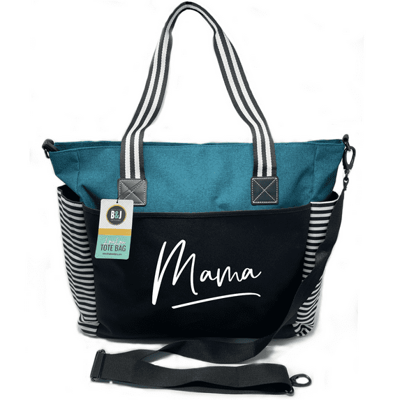 Mama LouLou Teal Tote Bag