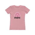 thumbnail image 1 of Mama Love Rainbow Mother's day Women's The Boyfriend Tee, 1 of 2