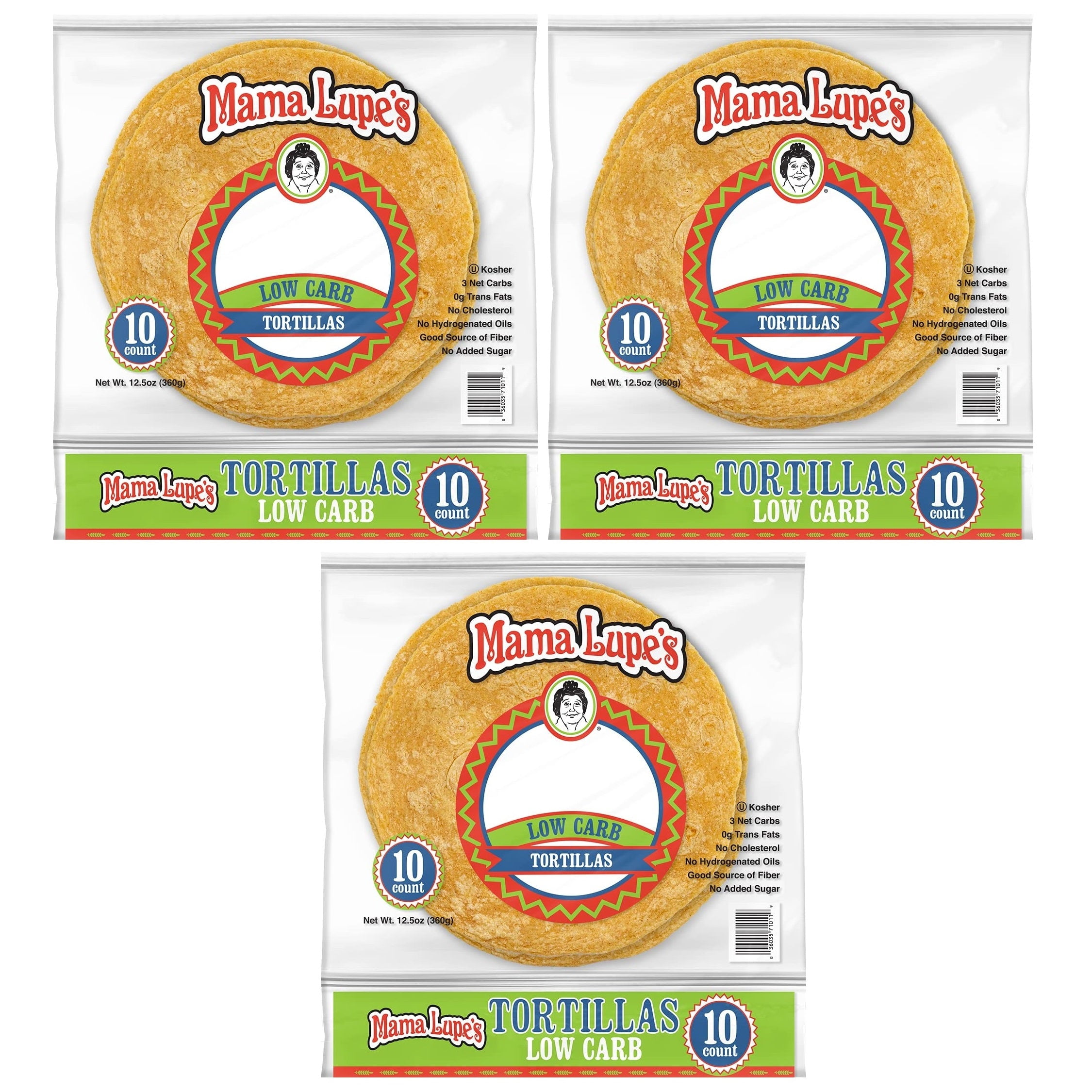 Mama Lupe's 7-inch Low-Carb Tortillas Size: 3-Pack