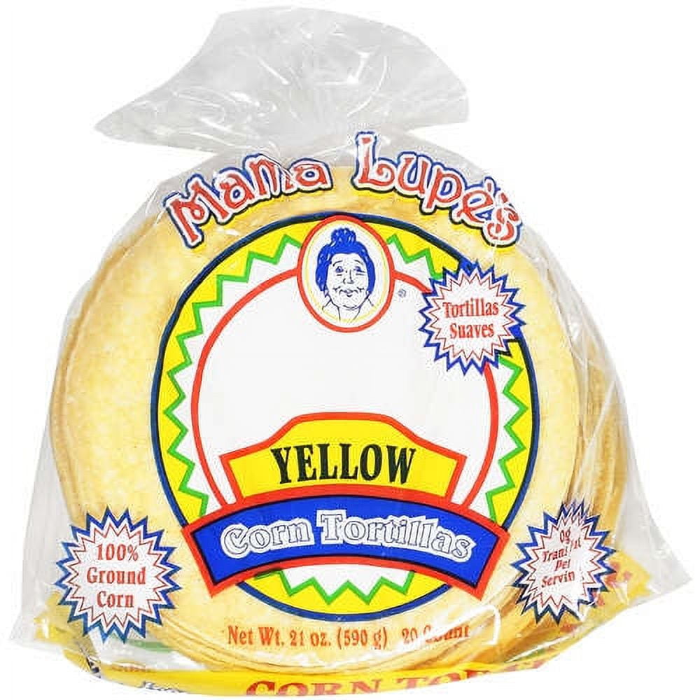 Mama Lupe's Tortillas Yellow Corn, 21 oz