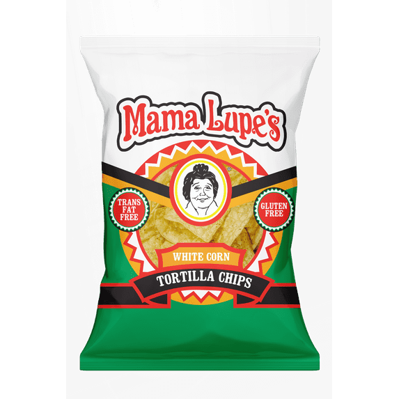 Mama Lupe's Trans-Fat-Free Tortilla Chips White Corn, 12 oz