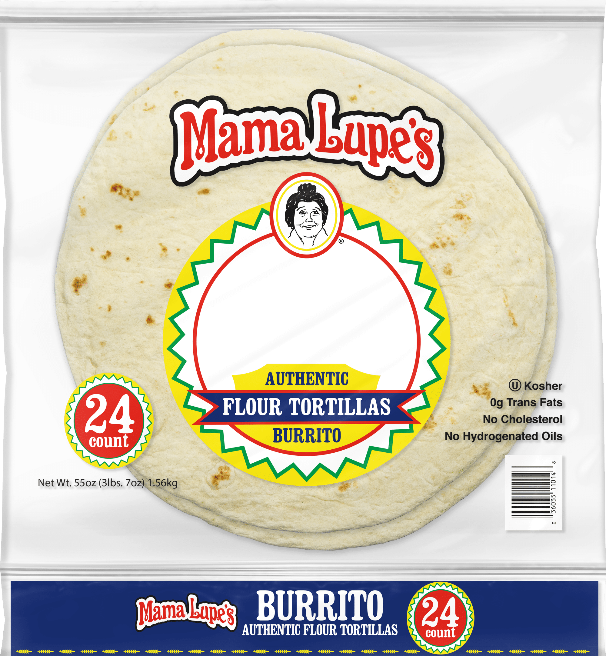 Mama Lupes Flour Tortilla Burrito Size 46oz
