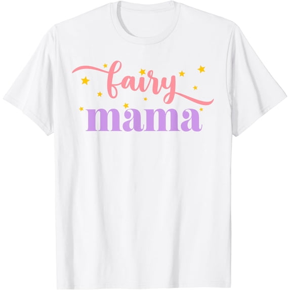 Mama Magical Floral Fairy Birthday Whimsical Fairytale T-Shirt