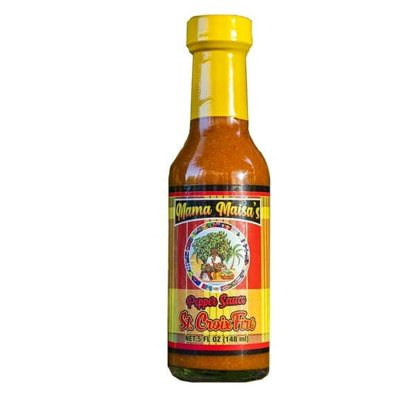 Mama Maisa's Pepper Sauce St. Croix Fire Hot Scotch Bonnet, Curry, Onion 5 fl oz