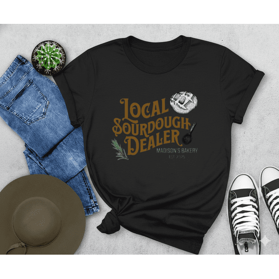 Mama Makes The Dough Funny Baking Mom Kitchen Bread Lover Unisex T-Shirt, up to size 5XL