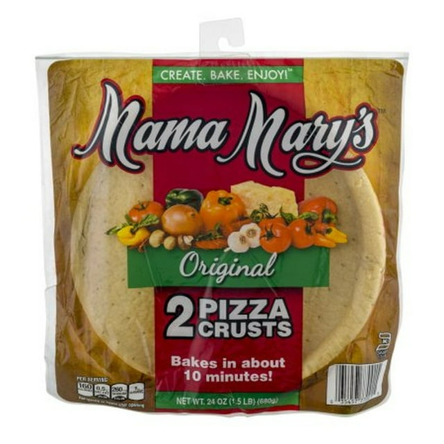 Mama Mary'sâ¢ Original Pizza Crusts 2 Ct Pack (Pack of 14)