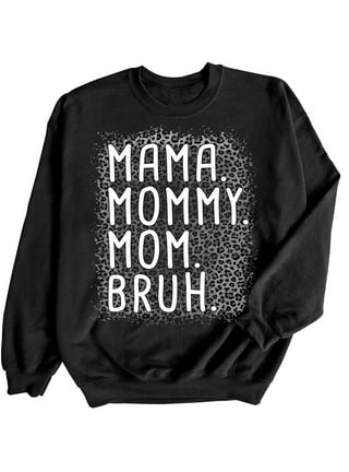 Custom Embroidery Hoodie with Mama Text, Trendy New Mom Gifts, Embroidery Flower Letters Sand / M