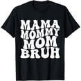 thumbnail image 1 of Mama Mommy Mom Bruh Retro Groovy Mothers Day Vintage Mother T-Shirt, 1 of 3