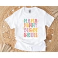thumbnail image 1 of Mama Mommy Mom Bruh T-Shirt , Hoodie , Sweatshirt Groovy Birthday Design with Retro Vibes, for men & women, up to size 5XL, 1 of 3