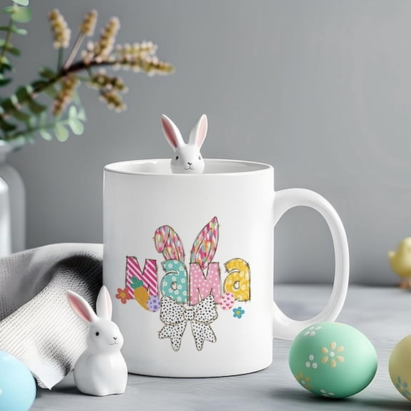 Mama Nana G1igi Mini Easter Mug. Create Your Own Easter Family Mug S1et, Ceramic Tea and Coffee Cup, Spring Gift for Mom Grandma & s