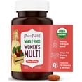 thumbnail image 1 of Mama Natural Organic Women's Multivitamin – Whole Food Based, 1 A Day Vegan Tablet – USDA Organic, Non-GMO, Clean Label Multivitamin for Women – 30 Day Supply with Iron & Methylated B12, 1 of 9