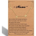 thumbnail image 1 of Mama Necklaces for Women with Message Card，18k Gold Filled Dainty mama Tiny Pandent Necklace， Meaningful Gifts for First Mothers Day, 1 of 6
