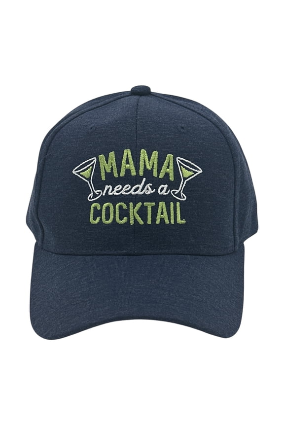 Mama Needs A Cocktail Hat Funny Mothers Day Drinking Mom Life Cap