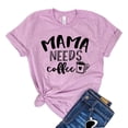 thumbnail image 1 of Mama Needs Coffee Shirt Momlife Tshirt Mothers Day Gift Tired As A Mother Tee Motherhood Shirts Caffeine Lover T-shirt, 1 of 3
