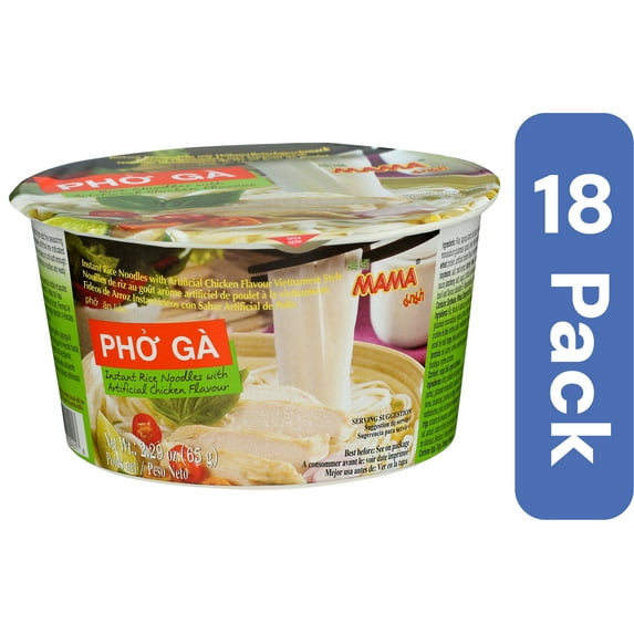 Mama Noodle Rice Chicken Pho Ga 2.29 oz (Pack Of 18)
