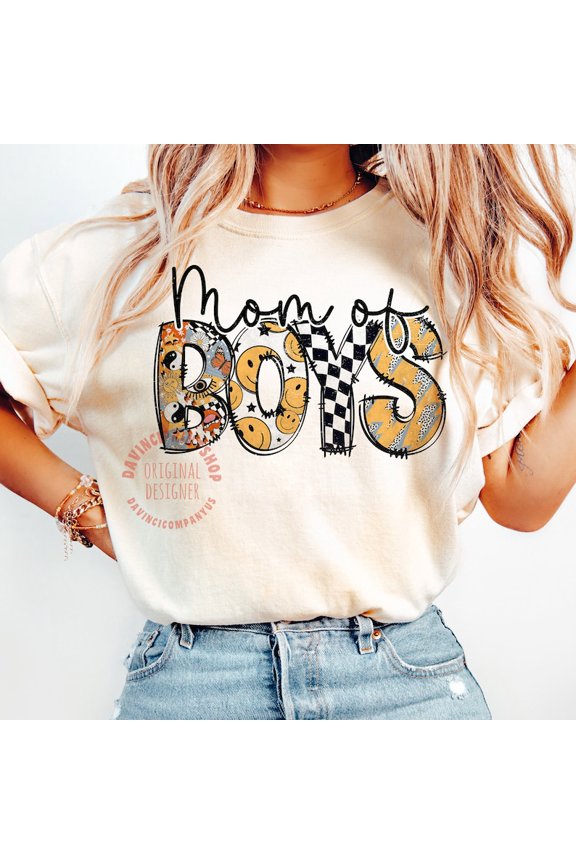 Mama Of Both Mom And Son T-Shirt WHITE Unisex S-5XL Hot Trending Shirt