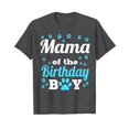 thumbnail image 1 of Mama Of The Birthday Boy Dog Paw Bday Party Celebration Unisex T-Shirt Mama Dog Paw Cute Shirts Tee, 1 of 4