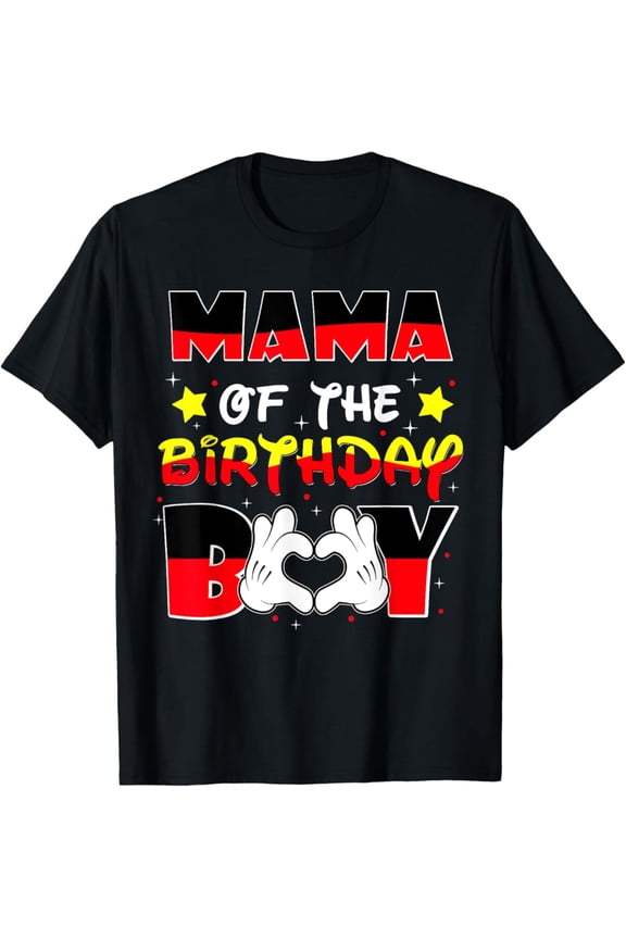 Mama Of The Birthday Shirt Family Matching Mom Son Bday Unisex Men Women T-Shirt S-5Xl - Best Birthday Gifts