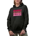 thumbnail image 1 of Mama On Printed Valentine Theme Romantic Holiday Perfect Gift, Black Hooded Sweatshirt or Hoodie, 2XL, 1 of 5