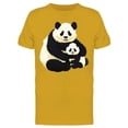 thumbnail image 1 of Mama Panda Bear And Cub T-Shirt Men -Image by Shutterstock, Male x-Large, 1 of 2