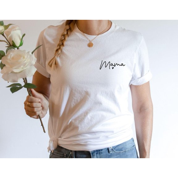 Mama Pocket TShirt, Mama to be Minimalist Shirt, Mommy Tee, New Mom, Mom Tee, Motherhood Shirt, for Mom, Shirt for her, Mom, F4456 All Size S-5Xl