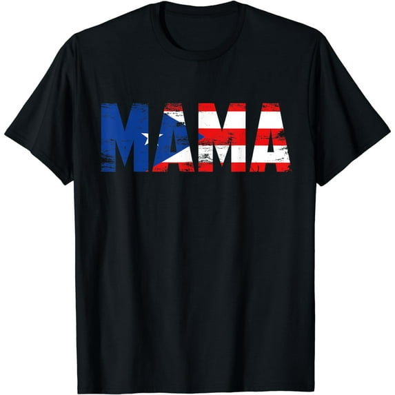 Mama Puerto Rico Flag Pride Mothers Day Puerto Rican Women T-Shirt