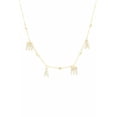 thumbnail image 1 of Mama Rhinestone Dangle Necklace Gold, 1 of 1