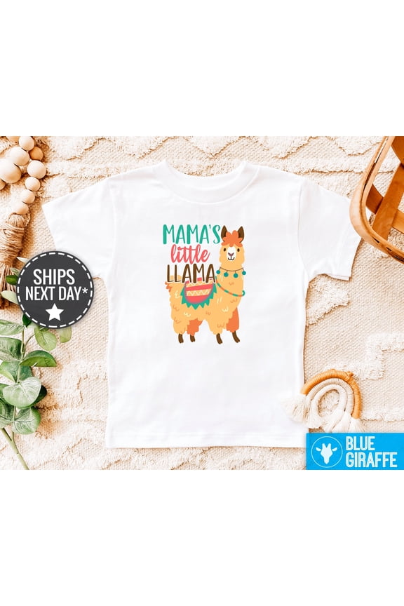 Mama'S Little Llama Toddler Shirt, Farm Onesie, Mama'S Little Llama Shirt, Hipster Baby Clothes, Funny Baby Shower Gift, Funny Onesies TODDLER SHORT SLEEVE TEE BELLA CANVAS 3001T