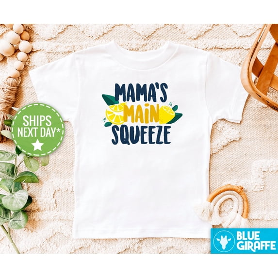 Mama'S Main Squeeze Kids Shirt, Mommy'S Best Friend Toddler Raglan, Mothers Day Kids Clothes TODDLER SHORT SLEEVE TEE BELLA CANVAS 3001T