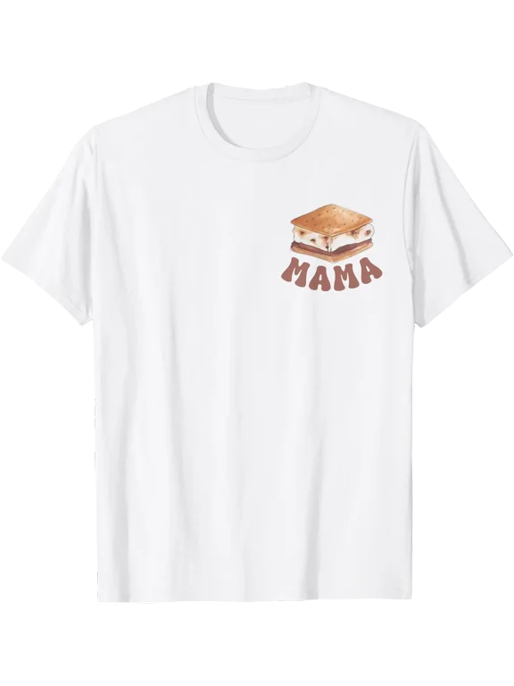 Mama S'More First Birthday Camping To Be One 1St Family T-Shirt WHITE Unisex S-5XL Hot Trending Shirt Birthday Gift