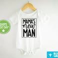 thumbnail image 1 of Mama'S New Man Onesie For Boy, Mamas Boy Baby Onesie For Newborn Boy, Cute Announcement Onesie Cute Baby Onesie, BABY BODYSUIT LAT 4424, 1 of 3