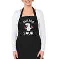 thumbnail image 1 of Mama Saur - T-REX Mom Funny Gift for Mothers Cooking Chef Apron One Size Black, 1 of 5