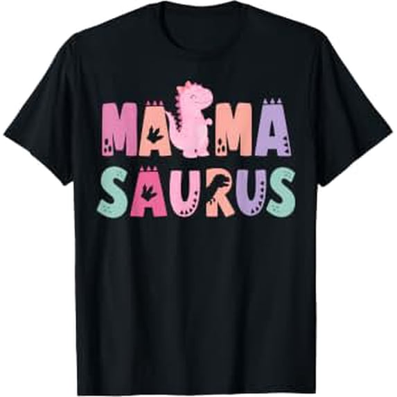 D Rex Video Mama Saurus Mom Dinosaur Three Rex Birthday Boy Girl T-Shirt - Walmart.com
