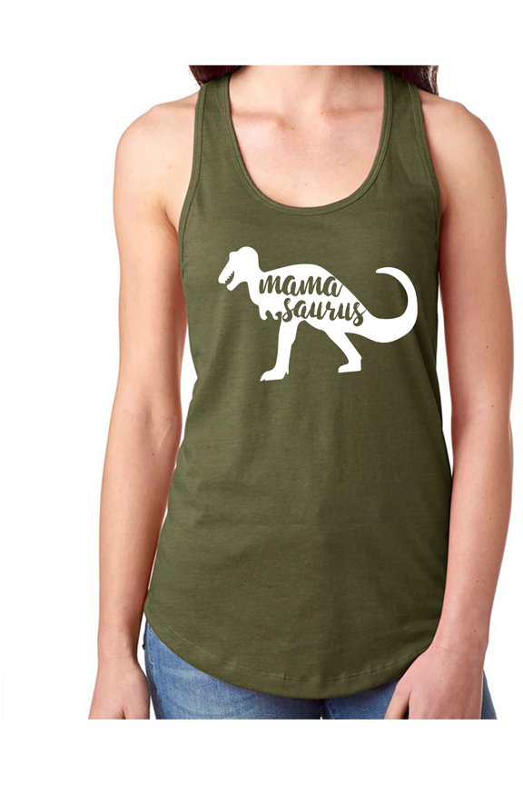 Mama Saurus Racerback Tank