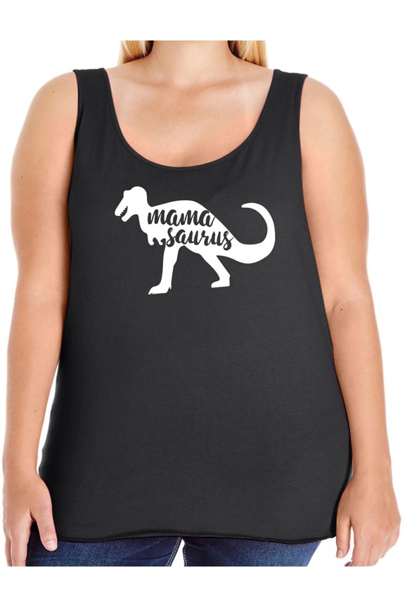 Mama Saurus Womens Tank Top