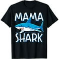 thumbnail image 1 of Mama Shark T Shirt Family Matching Mommy Mom Women Jawsome T-Shirt, 1 of 5