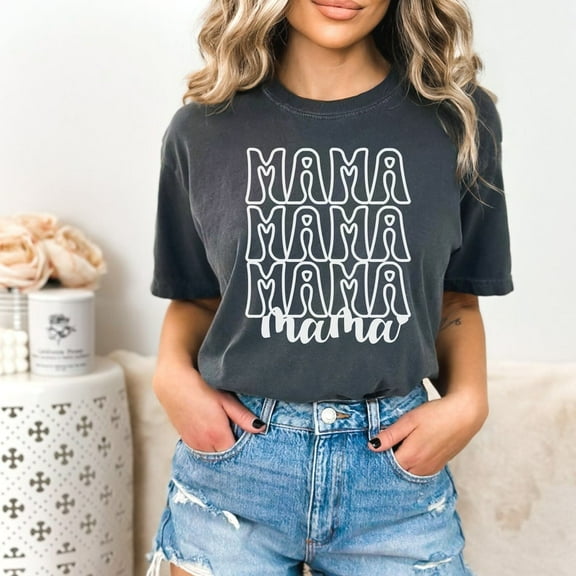 Mama Shirt, Groovy Mom Shirt, Mom Life Shirt, Retro Mother'S Day Gift, Girl Mama Shirt