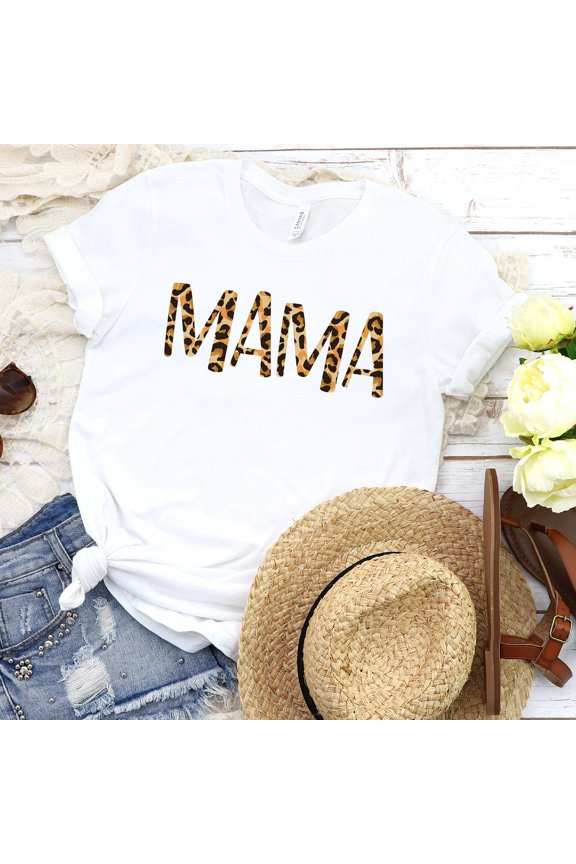 Mama Shirt, Leo.pard Mama Shirt, Mom life Shirt, Leo.pard Print Shirt, Leo.pard Print Mama, Shirt New Mom, Gift Mom, Mother's Day 2023