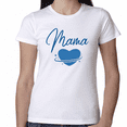 thumbnail image 1 of Mama Shirts for Women Heart Mothers Day Shirt Mom Shirt Mama Shirt, 1 of 8