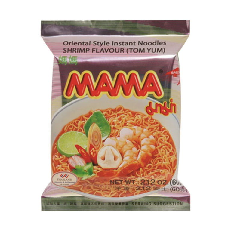 r.m.r♡mama◡̈⃝ MAMA Shrimp Tom Yum Instant Noodles, 2.12 oz per pack, 30 packs