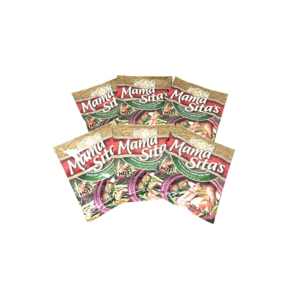 Mama UM1Sita's Sinigang Sa Sampalok Mix Tamarind Seasoning Mix Hot 50g (1.76oz) 6 Pack